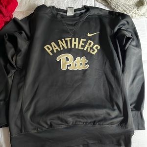 Pitt panthers grey crewneck Nike
